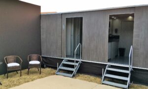 Luxury portable toilets